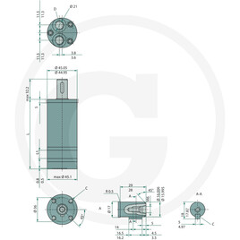 Danfoss 151G2003 OML 20 Hydraulik Motor 